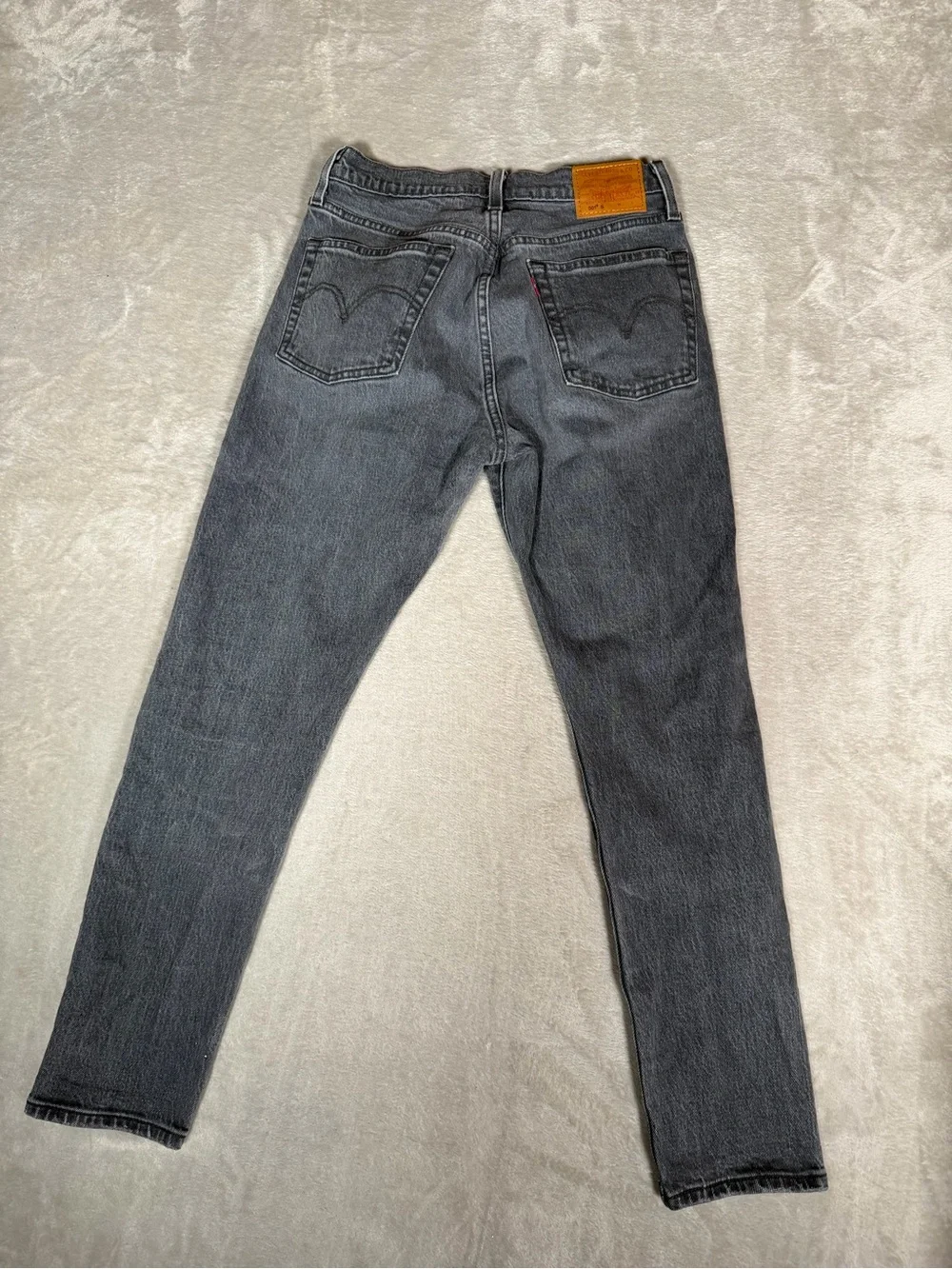 Levi's Men's Slim Straight Jeans in Washed Black